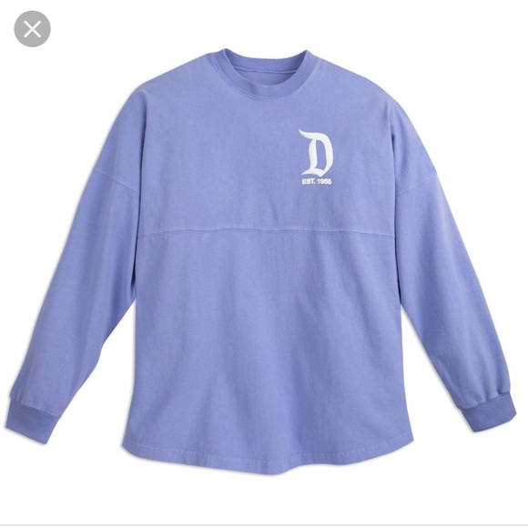 Disney Tops - Rare! EUC Disneyland Periwinkle spirit Jersey